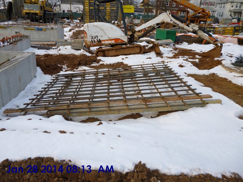 Rebar Mat for Shear Walls at Elevator 5 - 6